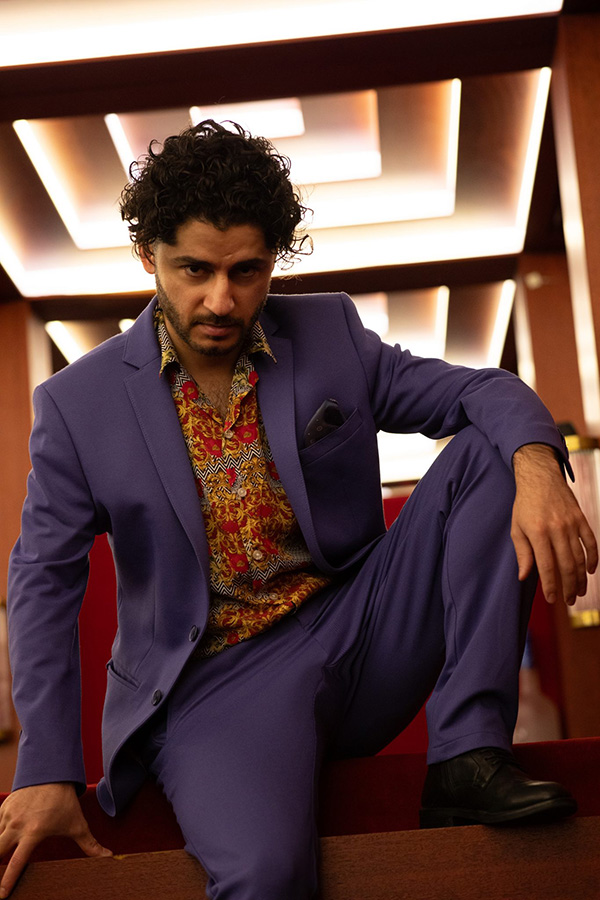 Photoshoot with actor RAUAND TALEB – Rauand playing different roles at the Roomers Hotel in Munich